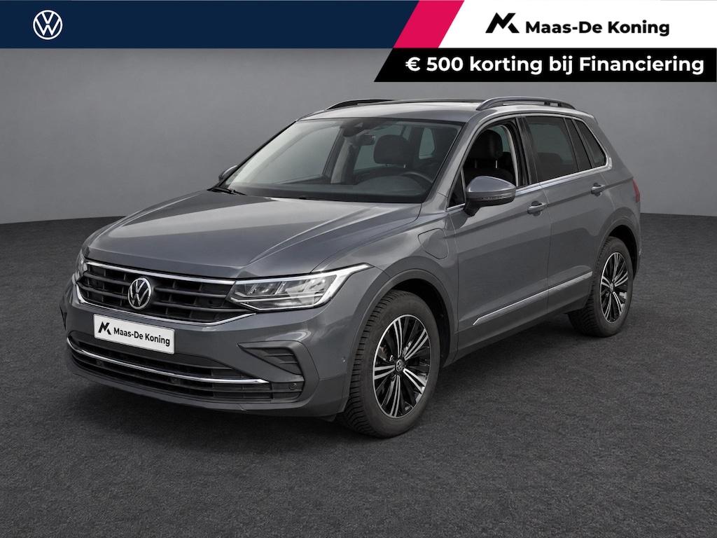 Volkswagen Tiguan 1.4 245pk DSG TSI eHybrid Life · Lederen Bekleding ·  Camera · Wegklapbare Trekhaak · Elek. Voorstoel · Apple/Android Car Play · 18'' Inch · Stuur-, Stoel & achterbank verwarmd ·