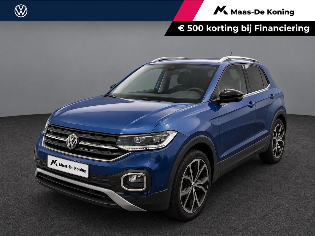 Volkswagen T-Cross 1.0 TSI 115pk DSG Style · Trekhaak · Camera · Dodehoeksensoren · Navigatie · Apple/Android Car Play · Stoelverwarming · Climatronic ·