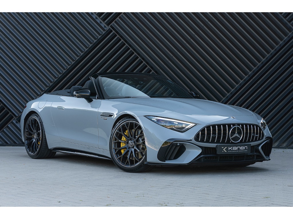 Mercedes-Benz AMG SL Roadster 63 4MATIC+ Aero Nightpack Distronic+ LIFT Digital Light Achterasbest. Memory Lift Burmester Massage Stoelvent. HUD 360