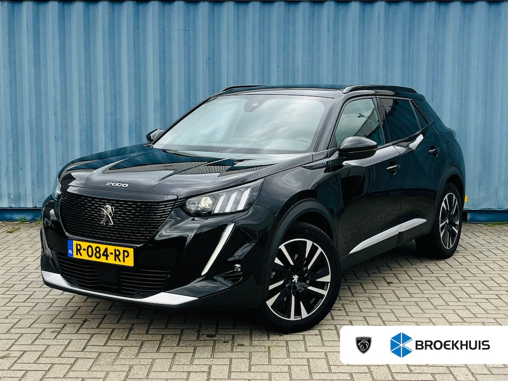 Peugeot e-2008 EV GT Pack 50 kWh Soh 100% | Alcantara bekleding | Achteruitrijcamera | Keyless entry & start | Stoelverwarming | Adeptieve cruise control | Led verlichting interieur | Apple carplay & Android auto