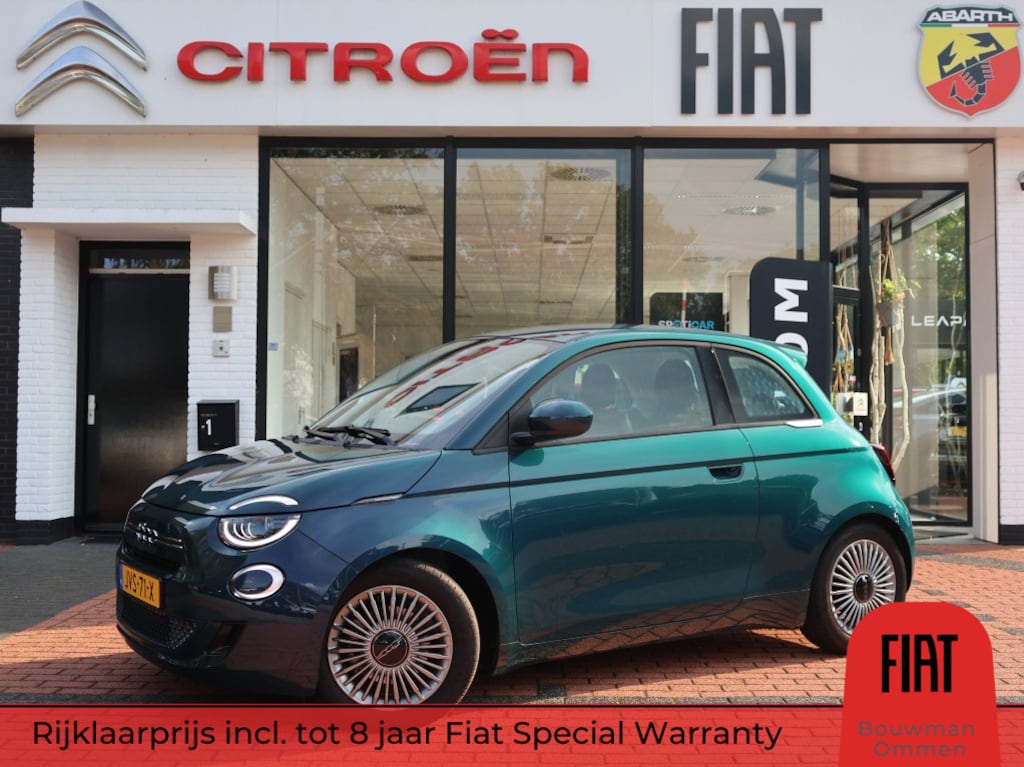 Fiat 500 1.0 Hybrid 65PK Torino Launch Edition, Rijklaarprijs | Apple Carplay/ Android Auto | Parkeersensoren | DAB+ | Bluetooth | Lichtmetalen wielen