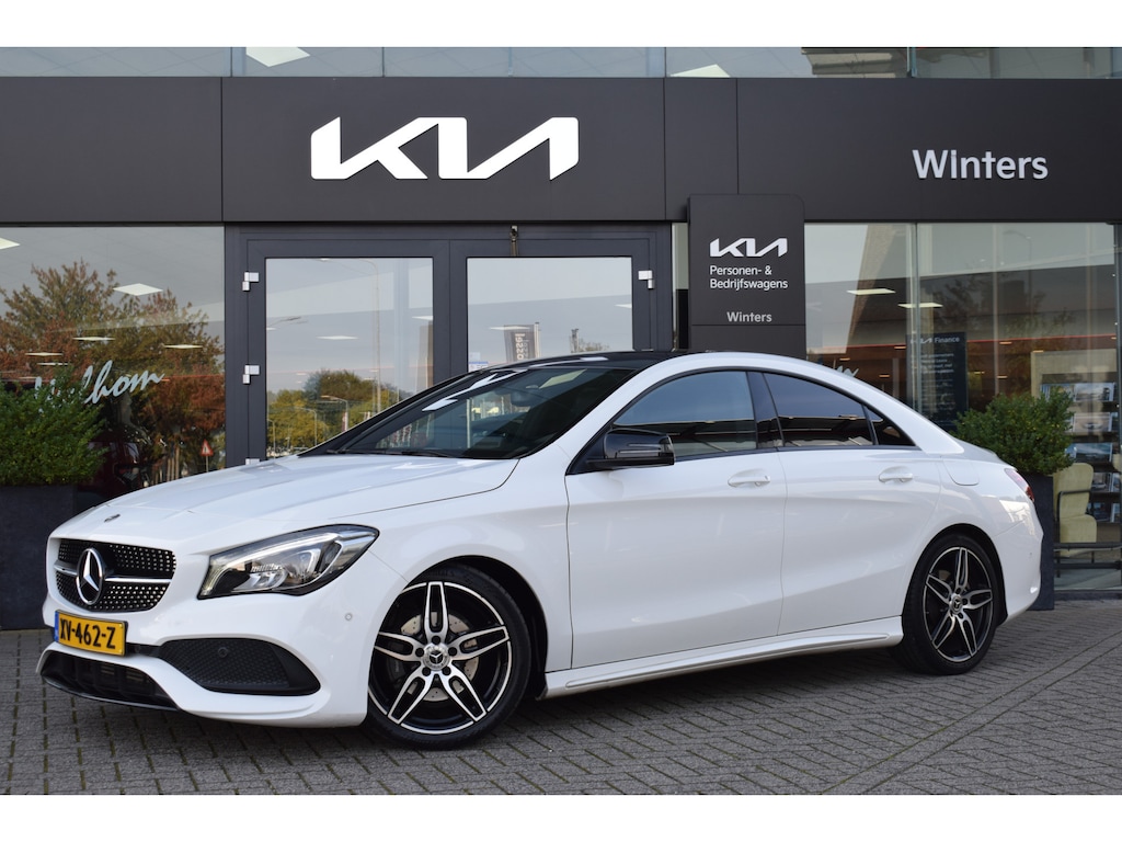 Mercedes-Benz CLA 180 AMG Line | Stoelverw | Navigatie | Cr Control | Schuifdak | Keyless Go | PDC | 1e Eigenaar