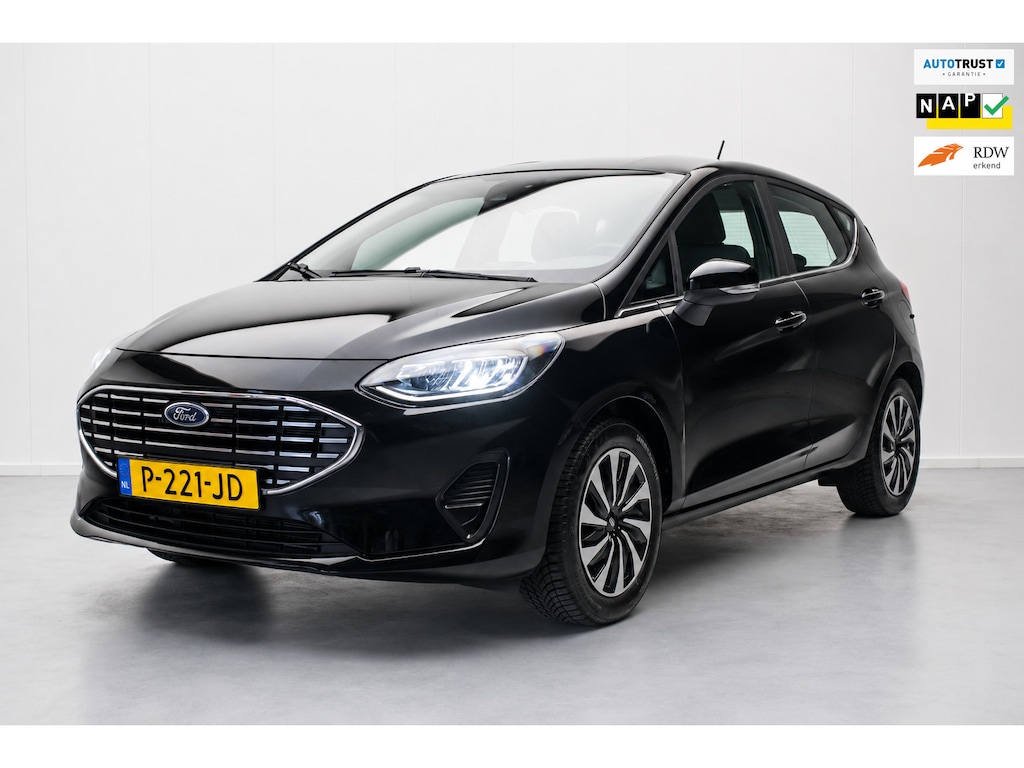 Ford Fiesta 1.0 EcoBoost 125PK Hybrid Titanium NL-auto [ Carplay LED Draadloze Telefoonlader Parkeersensoren Climate Control ]