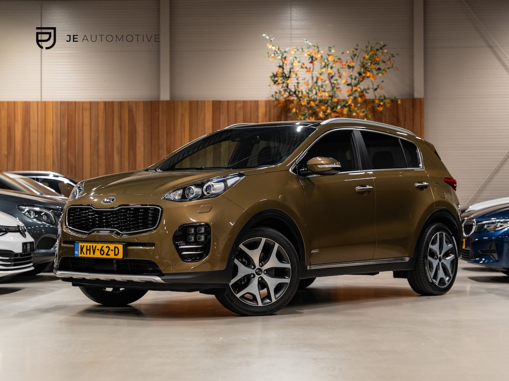 Kia Sportage 1.6 T-GDI 4WD GT-Line Aut, Pano, Navi, Leder, Voll Led, JBL Audio, Clima, Cruise, Volledig Onderhouden