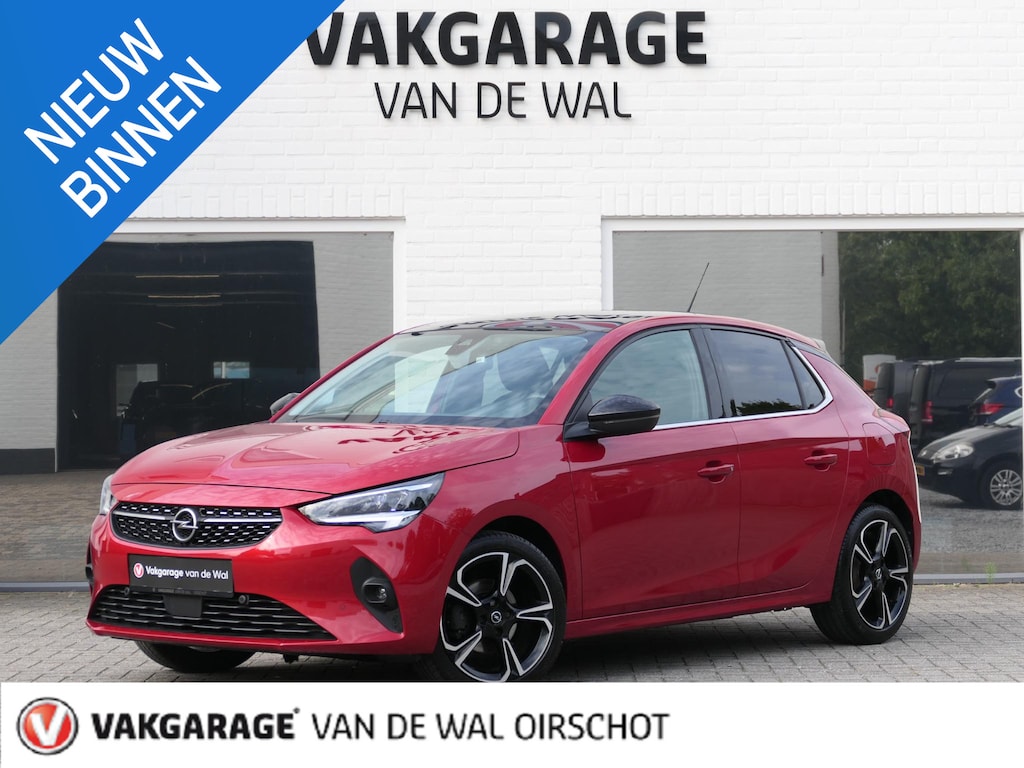 Opel Corsa 1.2 Elegance | Panoramadak | Achteruitrijcamera | Half leder | Stuur-/Stoelverwarming | LED | Lichtmetalen velgen | Climate Control | Apple-/Android Carplay | Cruise Control