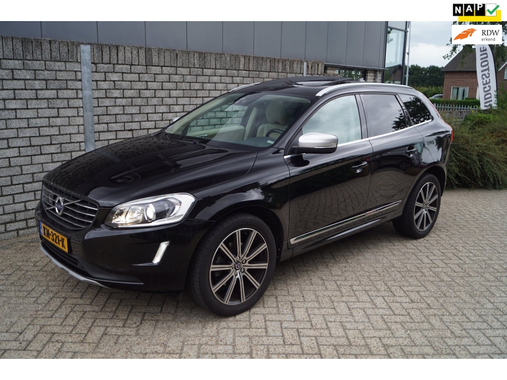 Volvo XC60 2.0 T5 Polar+ Cruise Adoptief Verwarmde Stoelen/Voorruit Memory Leder Bliss Lane Assist Trekhaak Afneembaar