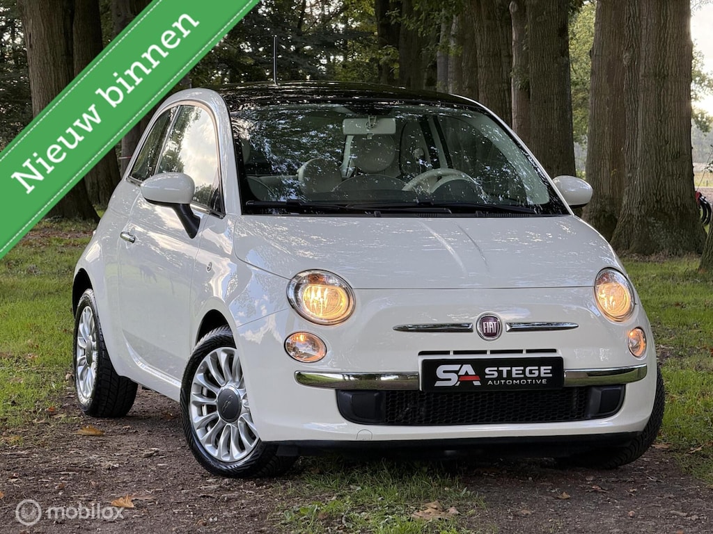 Fiat 500 0.9 TwinAir Turbo Lounge -Pano- Nieuwe APK - Airco