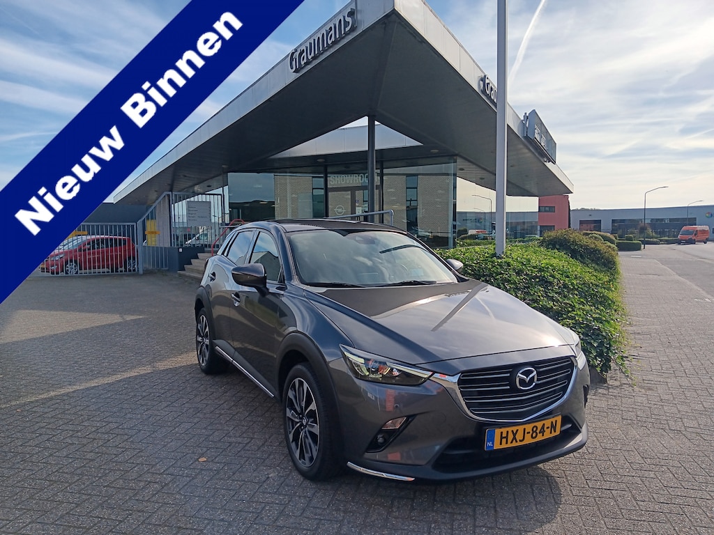 Mazda CX-3 2.0 SkyActiv-G 120 GT-M Line AUTOMAAT, Navi, Clima, Head-up, 18" etc. incl. 12 MND BOVAGGARANTIE