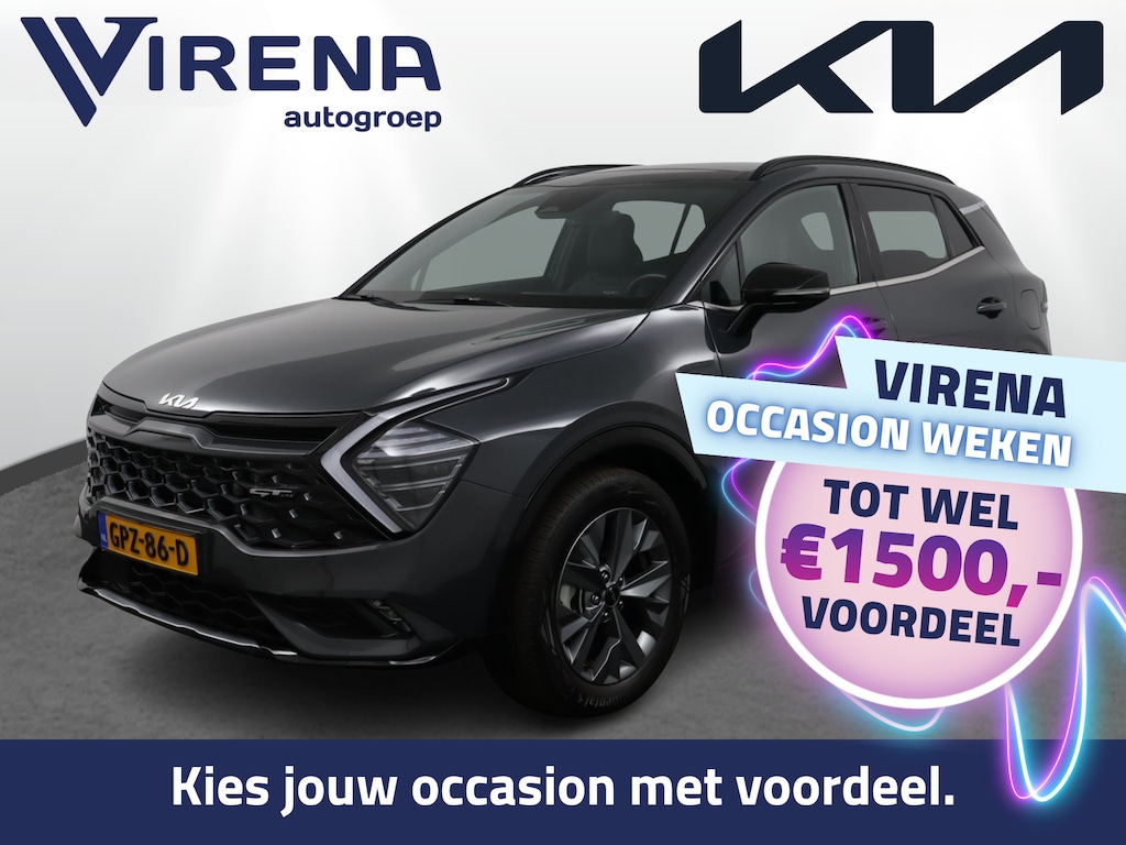 Kia Sportage 1.6 T-GDi Hybrid GT-Line - Schuif-/Kanteldak - Adaptieve Cruise Control - Apple Carplay/Android Auto - Fabrieksgarantie t/m 29-10-2032