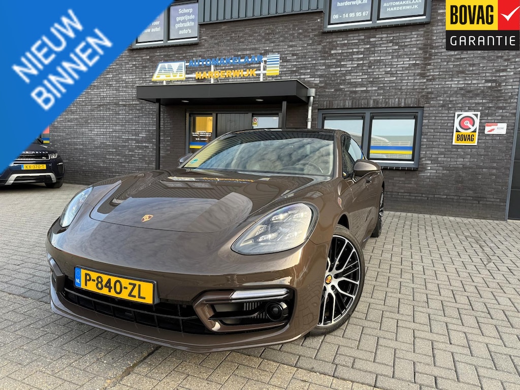 Porsche Panamera 2.9 4 E-Hybrid Platinum Edition | 2E EIGENAAR | 3/6/12MND GARANTIE | ACC | PANO | HUD | CARPLAY | SFEER | 360 CAMERA | BOMVOL | SOFTCLOSE |