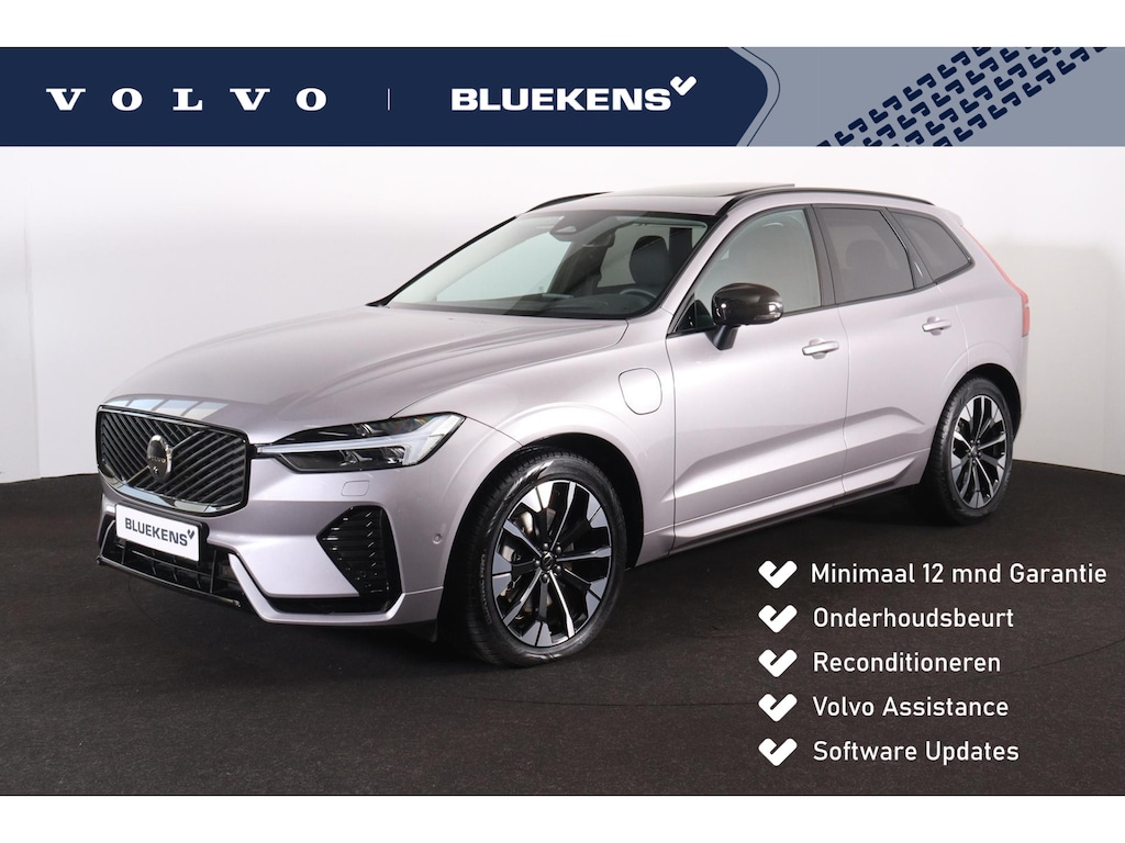 Volvo XC60 T6 Recharge AWD Ultra Dark - Luchtvering - Panorama/schuifdak - IntelliSafe Assist & Surround - 360º Camera - Harman/Kardon audio - Adaptieve LED koplampen - Verwarmde voorstoelen, stuur & achterbank - Parkeersensoren voor & achter - Elektr. bedienb. voorstoelen met geheugen - Head up display - Draadloze tel. lader - Inklapbare trekhaak - 20' LMV