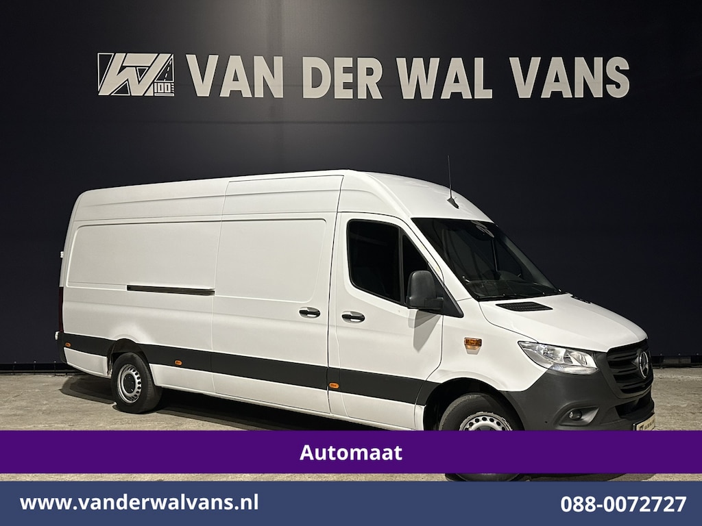 Mercedes-Benz Sprinter 317 CDI 170pk 9G-Tronic Automaat 3500kg Trekhaak L3H2 Euro6 Airco | 360 graden Camera | Navigatie | Apple Carplay | Stoelverwarming Android Auto, Cruisecontrol, Chauffeursstoel, Parkeersensoren, Bijrijdersbank