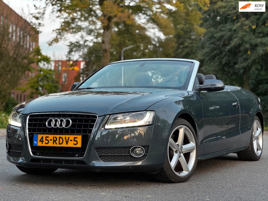 Audi A5 Cabriolet 2.0 TFSI quattro S-edition|AUT|NAVI|XENON|HALFLEDER|STOELVERW
