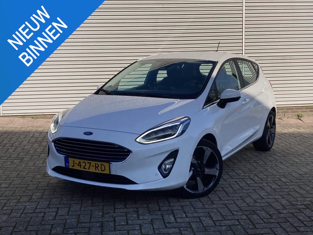 Ford Fiesta 1.0 EcoBoost Titanium X | Winter Pack | Adaptieve Cruise Control | B&O Audio | Camera | LED | Apple Carplay / Androidauto | Dodehoek Sensoren | Afn Trekhaak