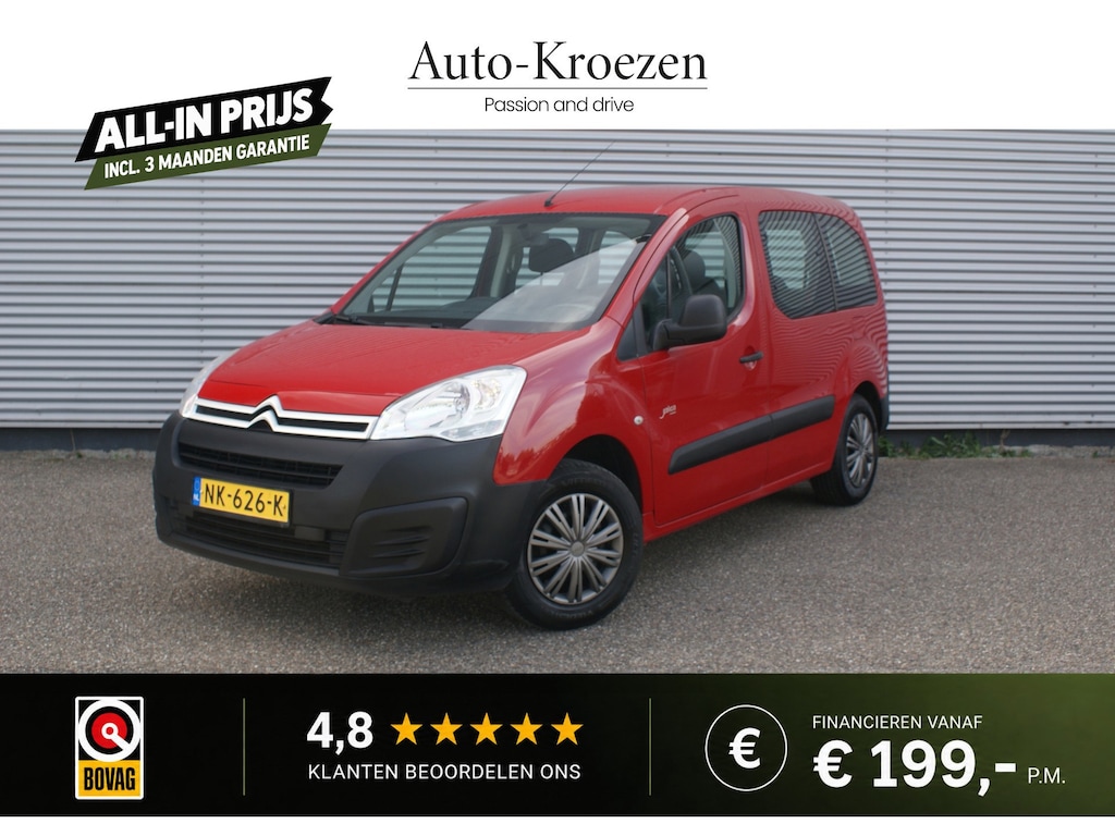Citroën Berlingo 1.6 VTi Live | 1e Eigenaar | Volledig onderhouden | Airco |