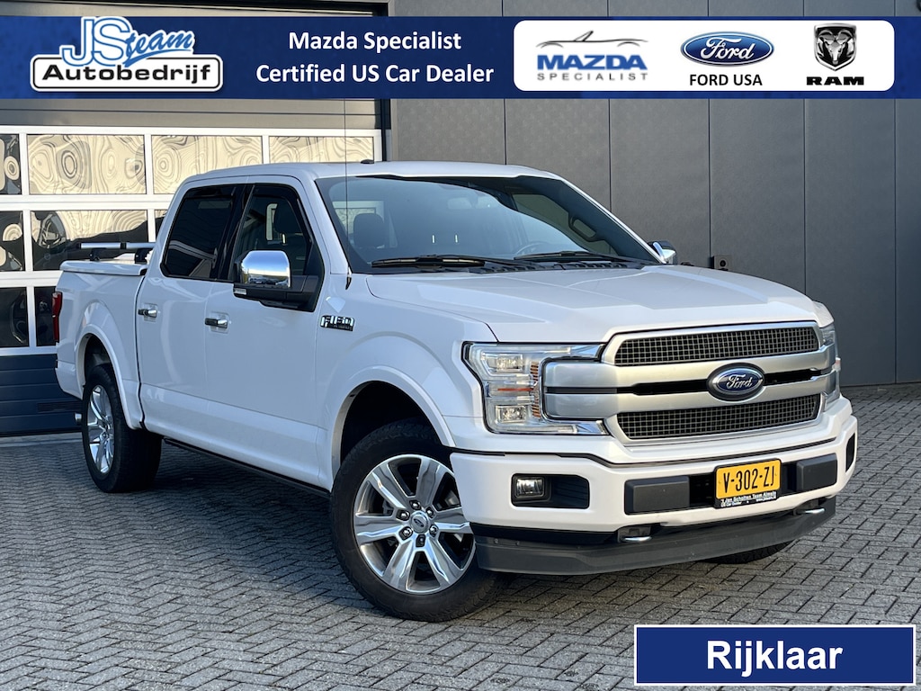 Ford F-150 USA Platinum EcoBoost 370PK SuperCrew | LPG | Laadbakklep | Trekhaak | Panodak | 10-Traps Automaat