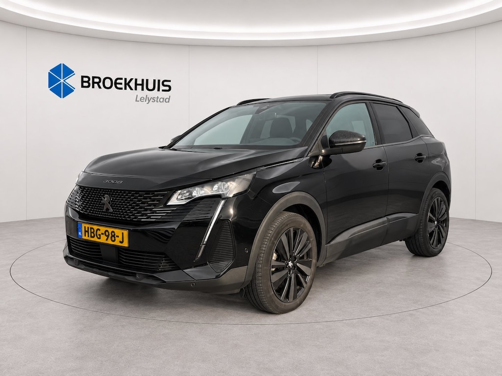 Peugeot 3008 1.2 PURETECH 130PK GT PACK AUTOMAAT / NAVI / LEDER / CLIMA / PDC / 19" LMV / CAMERA / APPLE CARPLAY / BLACK PACK / KEYLESS / WINTERPAKKET / FULL-LED !!