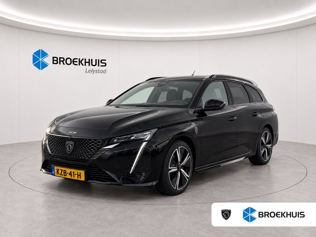 Peugeot 308 SW 1.2 PURETECH 130PK GT PACK AUTOMAAT / NAVI / LEDER / CLIMA / PDC / 18" LMV / CAMERA / KEYLESS / FULL-LED / WINTERPAKKET / BLUETOOTH / ADAPT. CRUISECONTROL / FULL OPTIONS