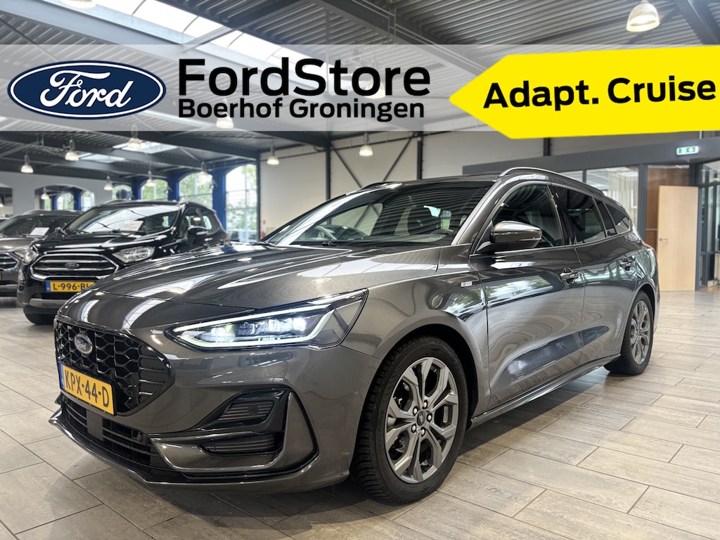 Ford Focus Wagon EcoBoost Hybrid 155pk ST Line X | AUTOMAAT | Matrix LED | Adapt. Cruise | AGR Stoel | Elektrische Achterklep | Winter Pack | SYNC 4 |