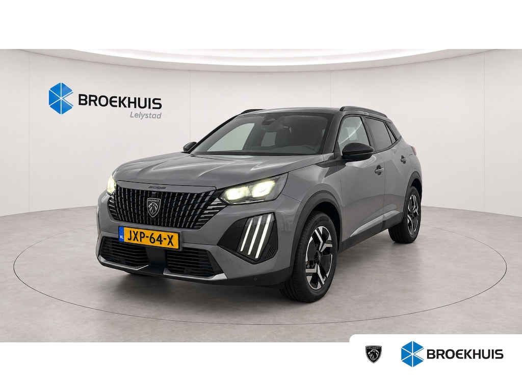 Peugeot 2008 1.2 HYBRID 145PK ALLURE AUTOMAAT / TOT 8 JAAR GARANTIE / NAVI / LEDER / CLIMA / LED / PDC / 17" LMV / KEYLESS / 360 CAMERA / CRUISECONTROL / 1E EIGENAAR / NIEUWSTAAT !!