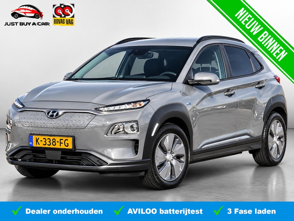 Hyundai Kona Electric EV Fashion 39 kWh SoH 89.9% | 3 Fase | Warmtepomp | Fabrieksgarantie | Camera | Navigatie | Adaptieve Cruise | Dealeronderhouden |