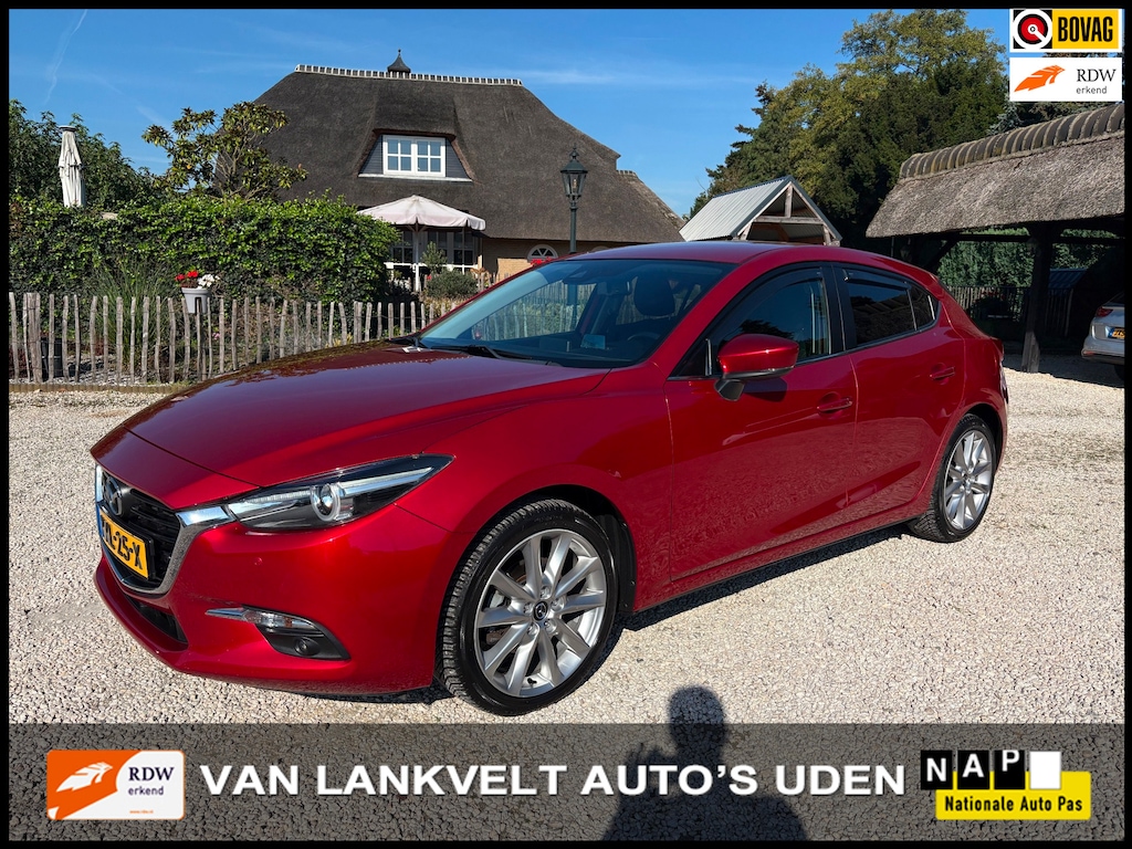Mazda 3 2.0 SkyActiv-G 120 GT-M Leder, Apple Carplay, Stoelverw.