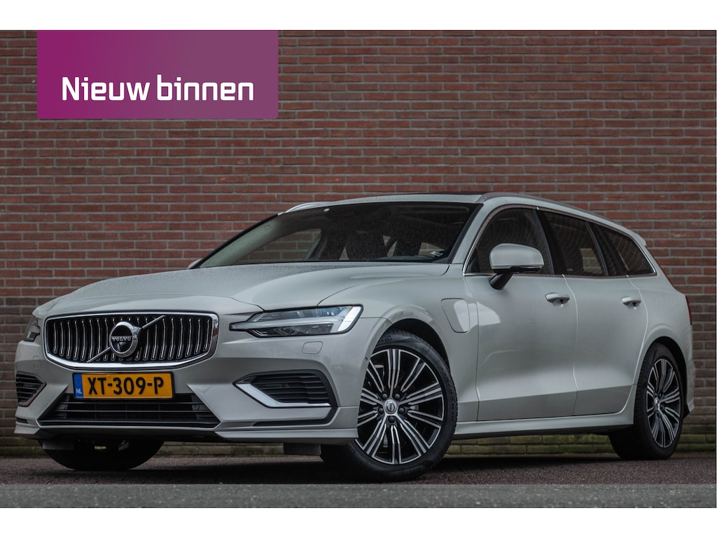 Volvo V60 T8 Twin Engine Inscription, Bowers & Wilkins, Stoelkoeling, 360 Camera, Nappaleder, Trekhaak, Adaptive Cruise, Head-up.
