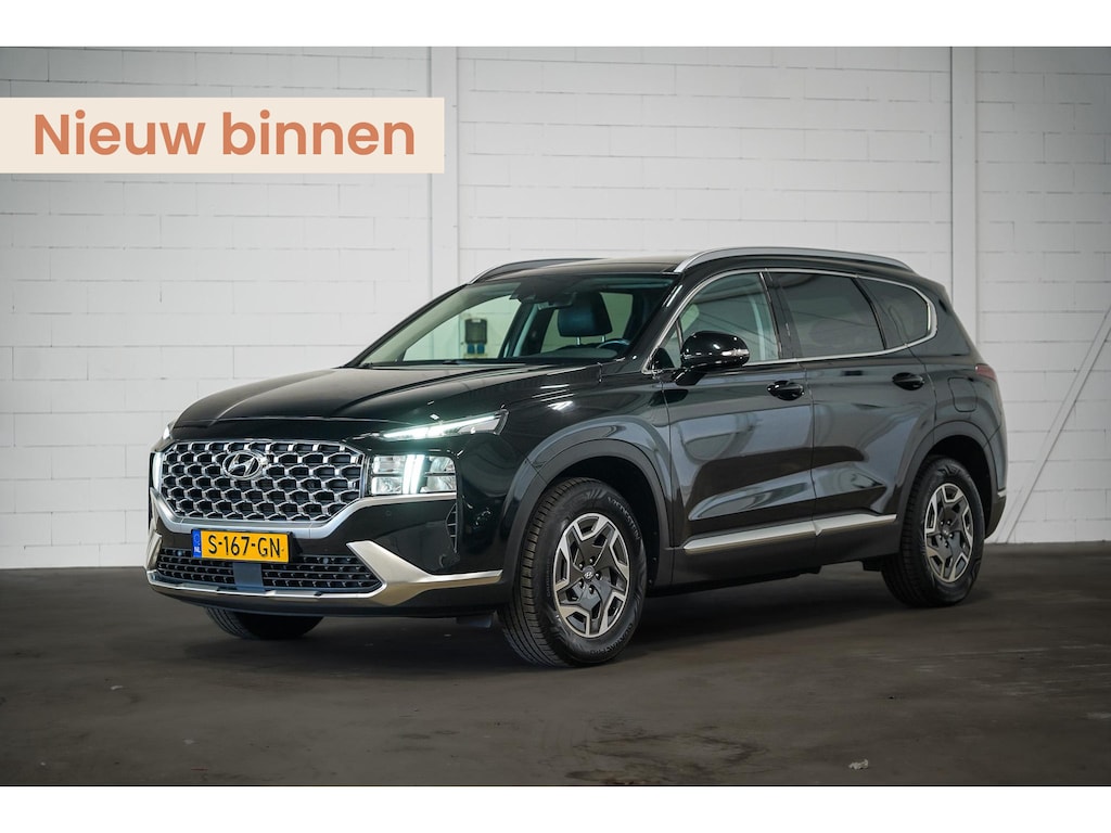 Hyundai Santa Fe 1.6 T-GDI HEV Comfort Smart Sky 7p. | Panoramadak| Trekhaak | Apple Carplay/Android Auto | Adaptief Cruise Control | Achteruitrijcamera | Elektrische stoelen | Stoelverwarming