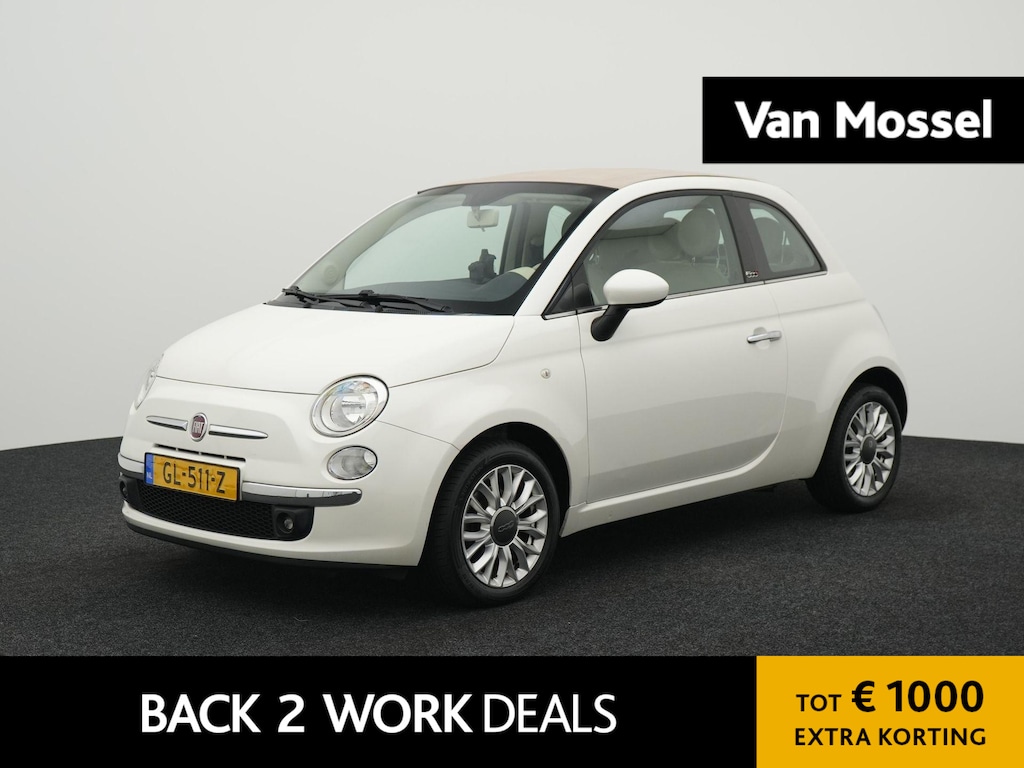 Fiat 500C 0.9 TwinAir Turbo Lounge CARBIO | CLIMA | LMV | PDC | 12 MAANDEN GARANTIE |
