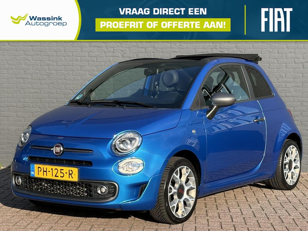 Fiat 500C 0.9 TwinAir Turbo Sport Cabrio | Navigatie | Cruise control | Airco | Lichtmetalen velgen |