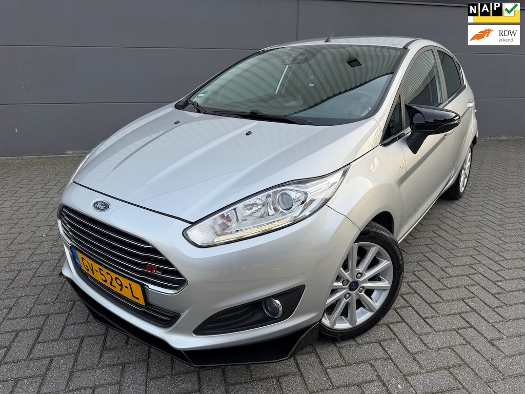 Ford Fiesta 1.0 EcoBoost Titanium ST-line*NAVI*Cruise*Climat-Airco*Velgen*APK*NAP*Park-Sensoren
