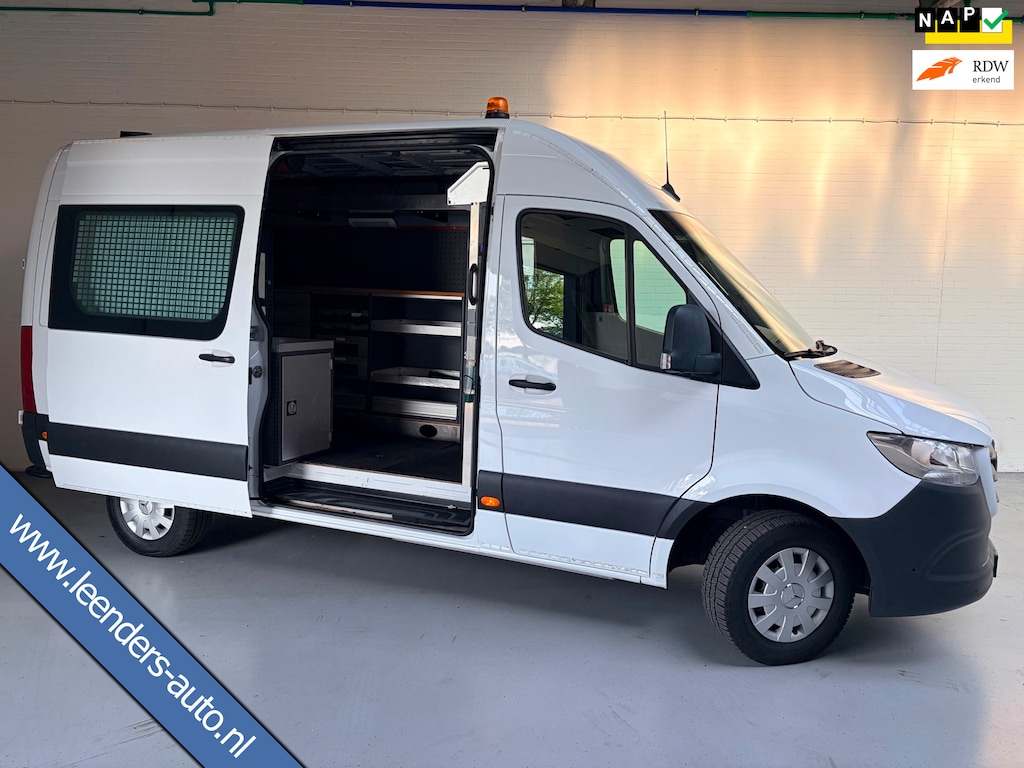 Mercedes-Benz Sprinter Automaat Servicewagen 314 2.2 CDI 140PK L2H2 euro6 BOTT, Victron V230, Standkachel Trekhaak RIJKLAARPRIJS