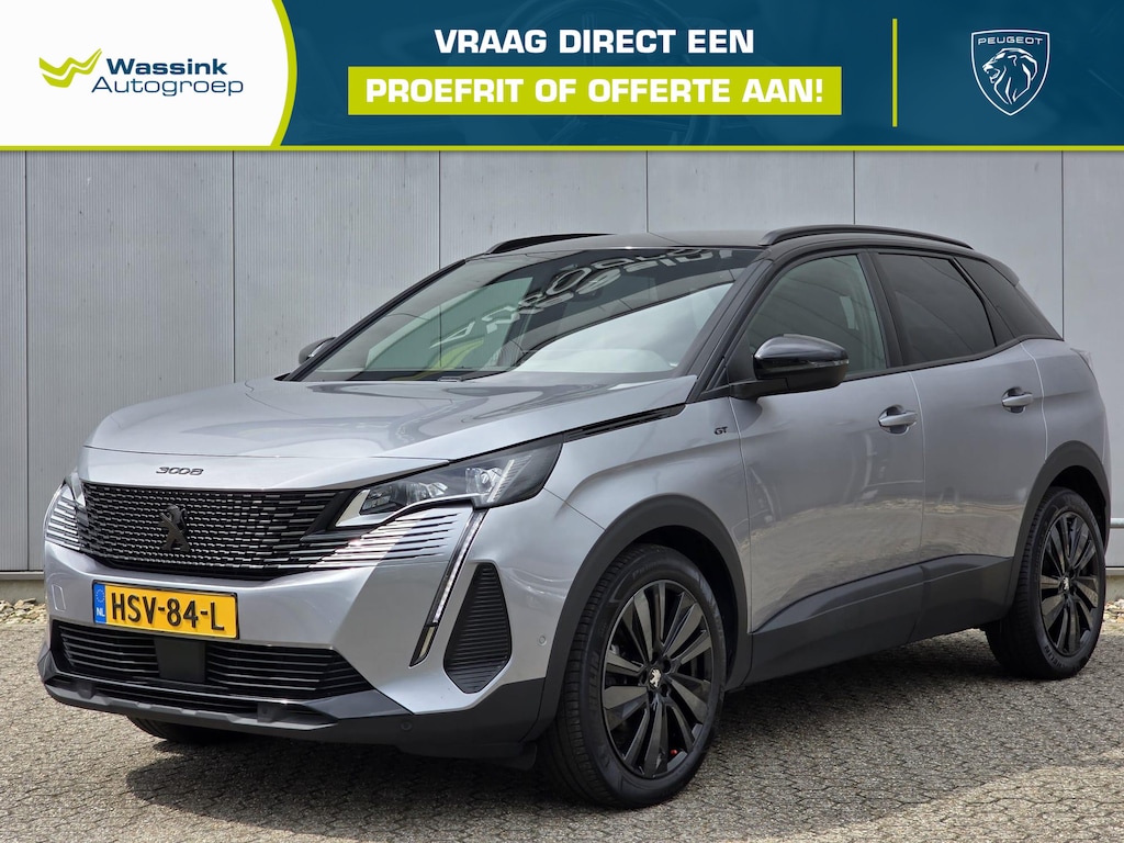 Peugeot 3008 130pk GT Automaat | Black Pack | Elektrische achterklep | Navigatie | Parkeercamera