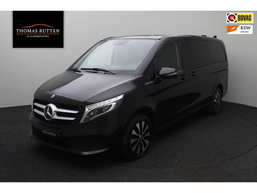 Mercedes-Benz V-klasse 250d Lang 2021 | Grijs of Geel Kenteken | Airco | Cruise Control | Stoelverwarming | Achteruitrij Camera | Dubbele Schuifdeur | 6 Persoons | DAB Radio | 2 Sleutels