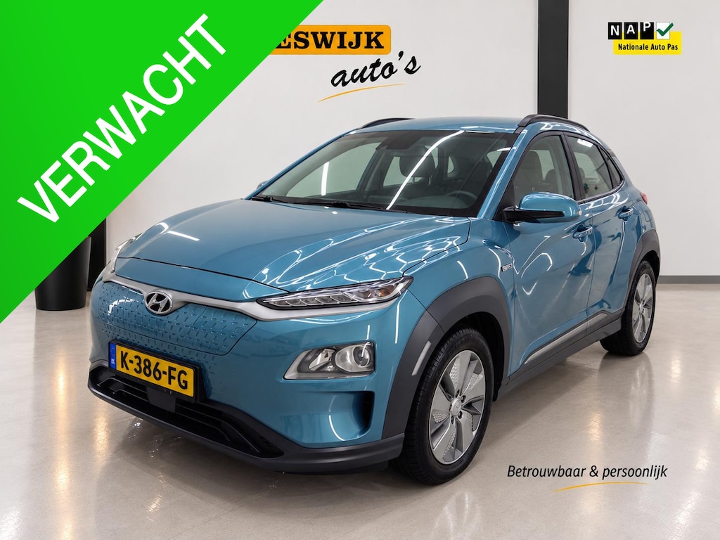 Hyundai Kona Electric EV Comfort 64 kWh SOH 99,7 % | 3 Fase laden | Parkeer senoren | Carplay