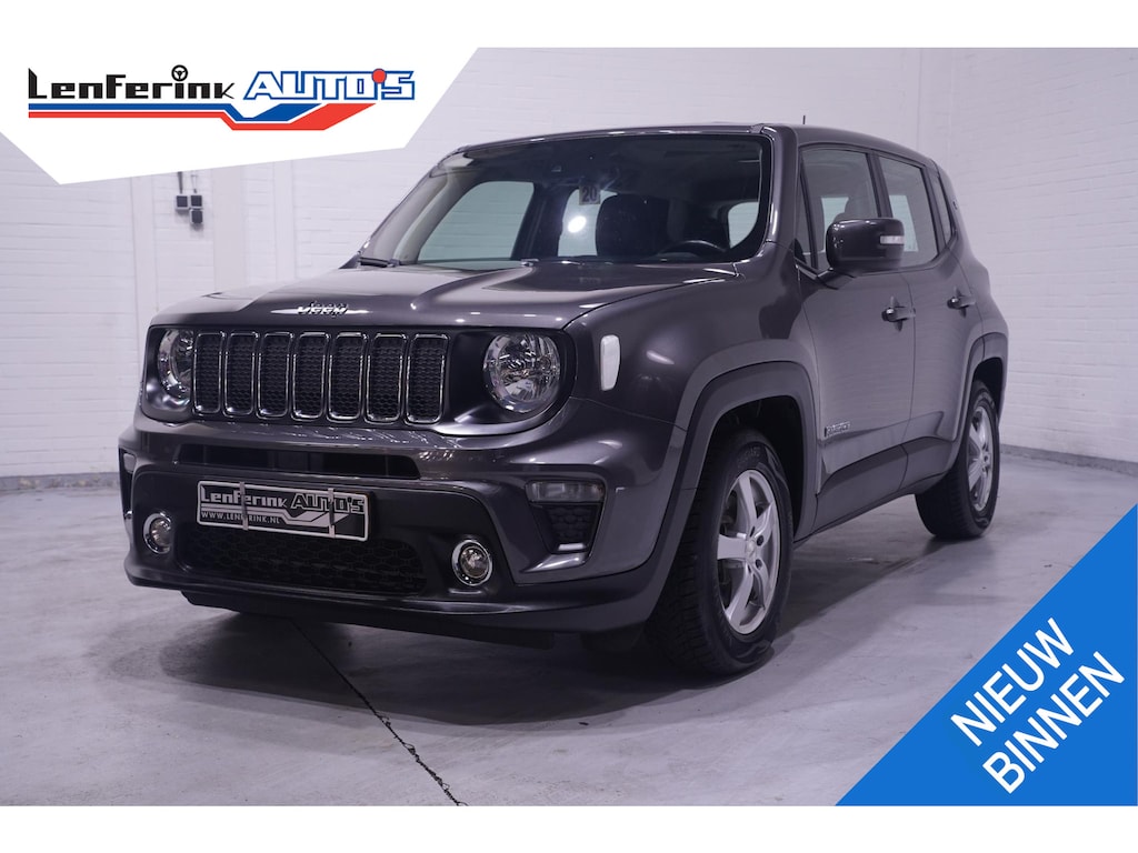 Jeep Renegade 1.3T DDCT Limited automaat climatronic 16"-lmv stuurbediening trekhaak PDC achter cruise-controle armsteun buitenspiegel electr. inklapbaar bestuurders-passagiers stoelen in hoogte verstelbaar