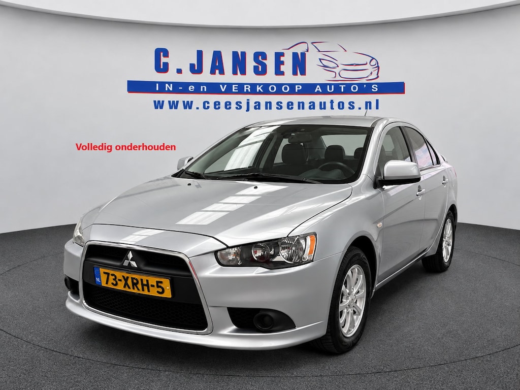 Mitsubishi Lancer Sportback 1.6 Edition One Volledig onderhouden | Trekhaak | Airco | Bluetooth | Lederen stuurwiel en versnellingspook | Lichtmetalen velgen 16" | Metaalkleur