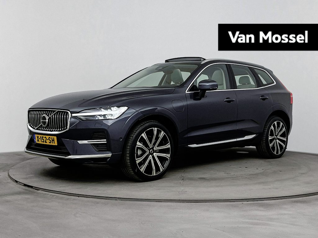Volvo XC60 2.0 T6 Plug-in hybrid AWD Ultimate Bright 350PK | Schuif-/Kanteldak | Harman Kardon Audio | Stoelventilatie | Massagestoelen | 360 Camera | 21'' Inch Velgen | Apple CarPlay & Android Auto