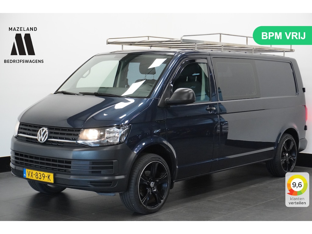 Volkswagen Transporter 2.0 TDI L2 Dubbele Cabine | Airco | Cruise | Navi | Trekhaak | €8.900,- Ex. BTW
