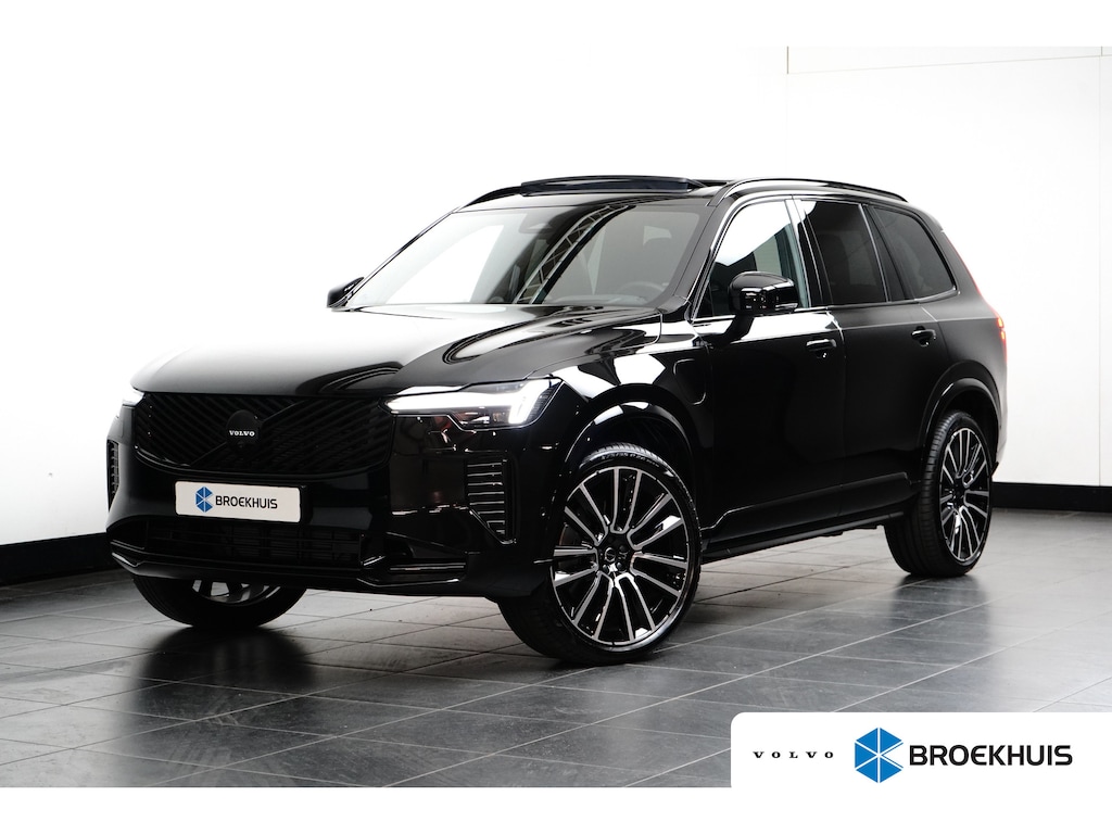 Volvo XC90 2.0 T8 Plug-in hybrid AWD Ultra Black Edition | Luchtvering | Trekhaak | Bowers&Wilkins | Massage/ventilatie | 22" Velgen