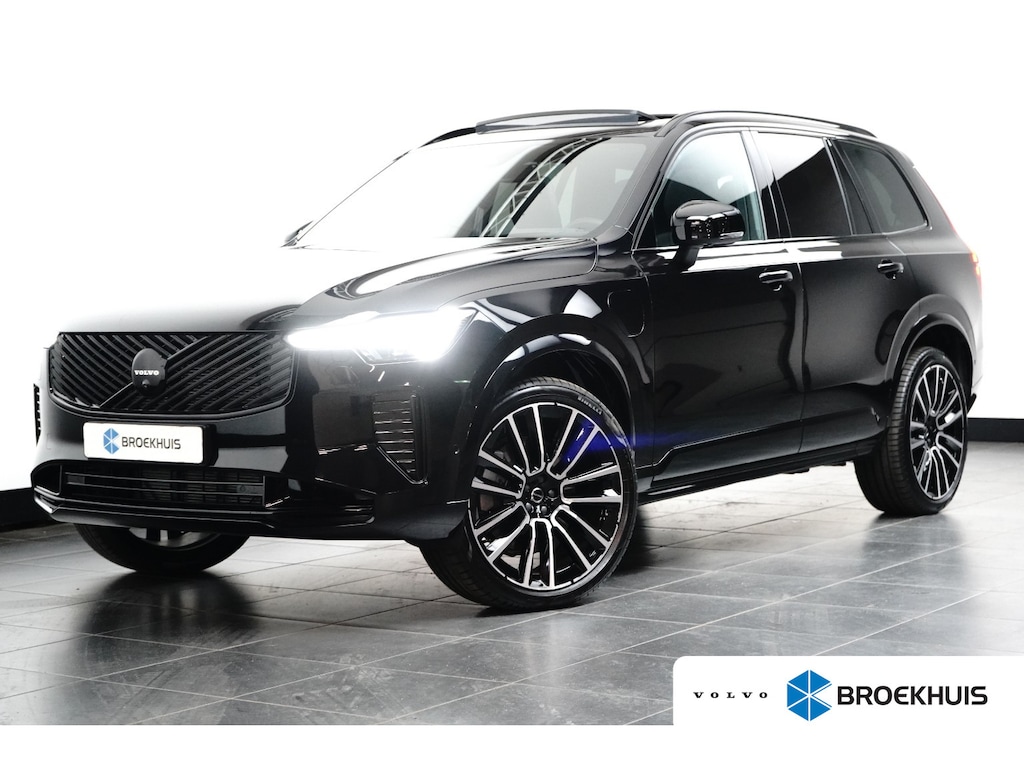 Volvo XC90 2.0 T8 Plug-in hybrid AWD Ultra Black Edition | Luchtvering | Bowers&Wilkins | Trekhaak | Massage/ventilatie | 22" Velgen