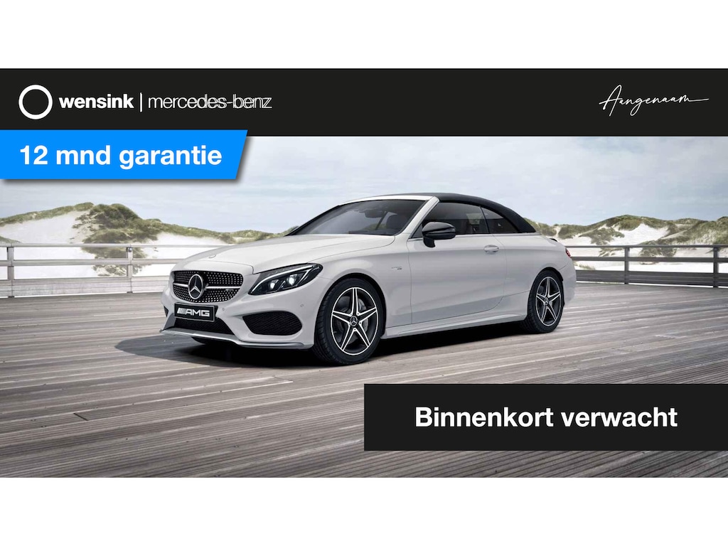 Mercedes-Benz C-klasse Cabrio AMG 43 4MATIC | Burmester | Memory | Head Up display | Distronic | Keyless entry | Airscarf | Sfeerverlichting |