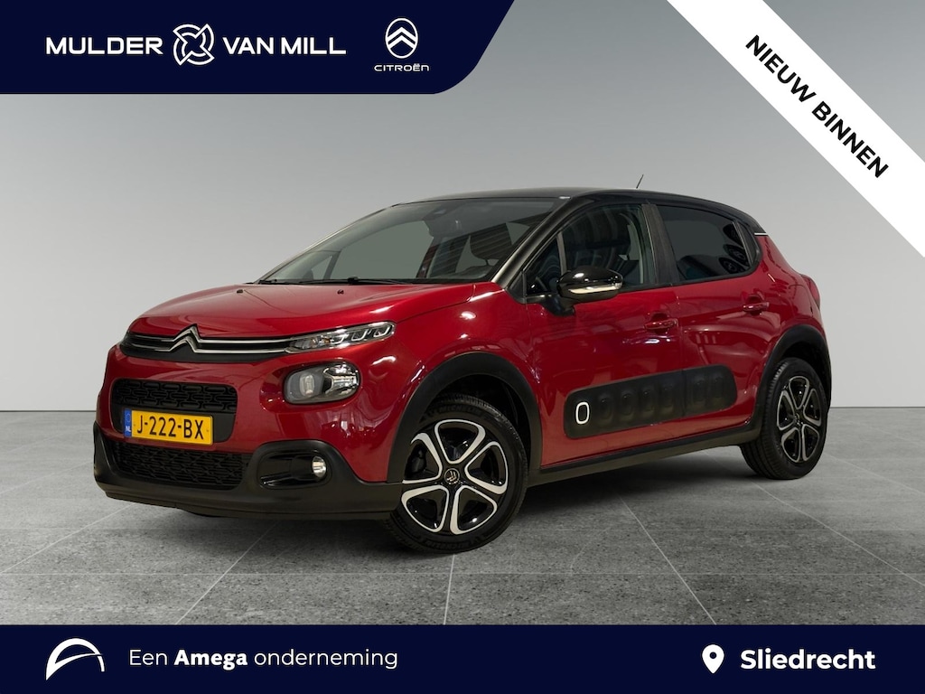 Citroën C3 Feel Edition 1.2 82pk S&S | LAGE KM-STAND! | NAVI | CRUISE | PARKEERHULP | BLUETOOTH | APPLE CARPLAY / ANDROID AUTO | TWO-TONE! |