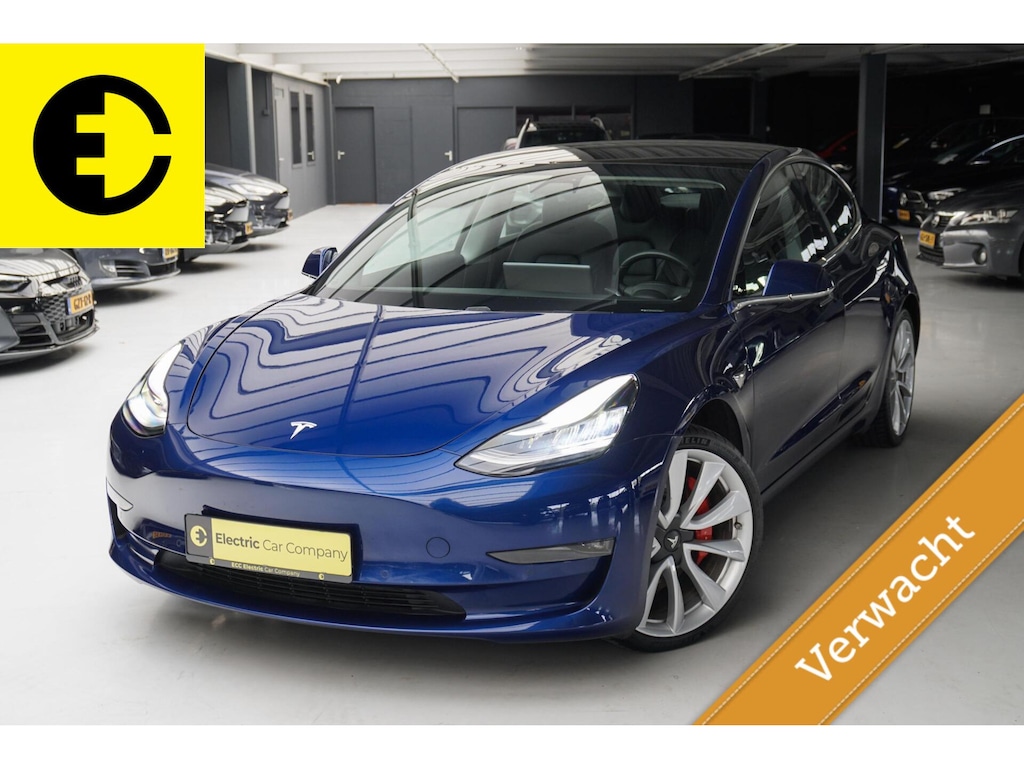 Tesla Model 3 Performance AWD 75 kWh | Pano | Leder | Stoelverwarming