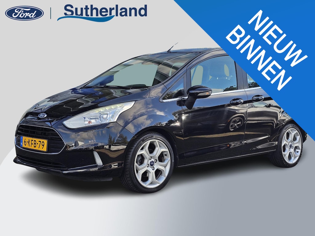 Ford B-Max 1.0 EcoBoost Titanium Luxe uitvoering | Distributieriem vervangen | Climate control | Stoelverwarming | Half leder | Cruise control etc.