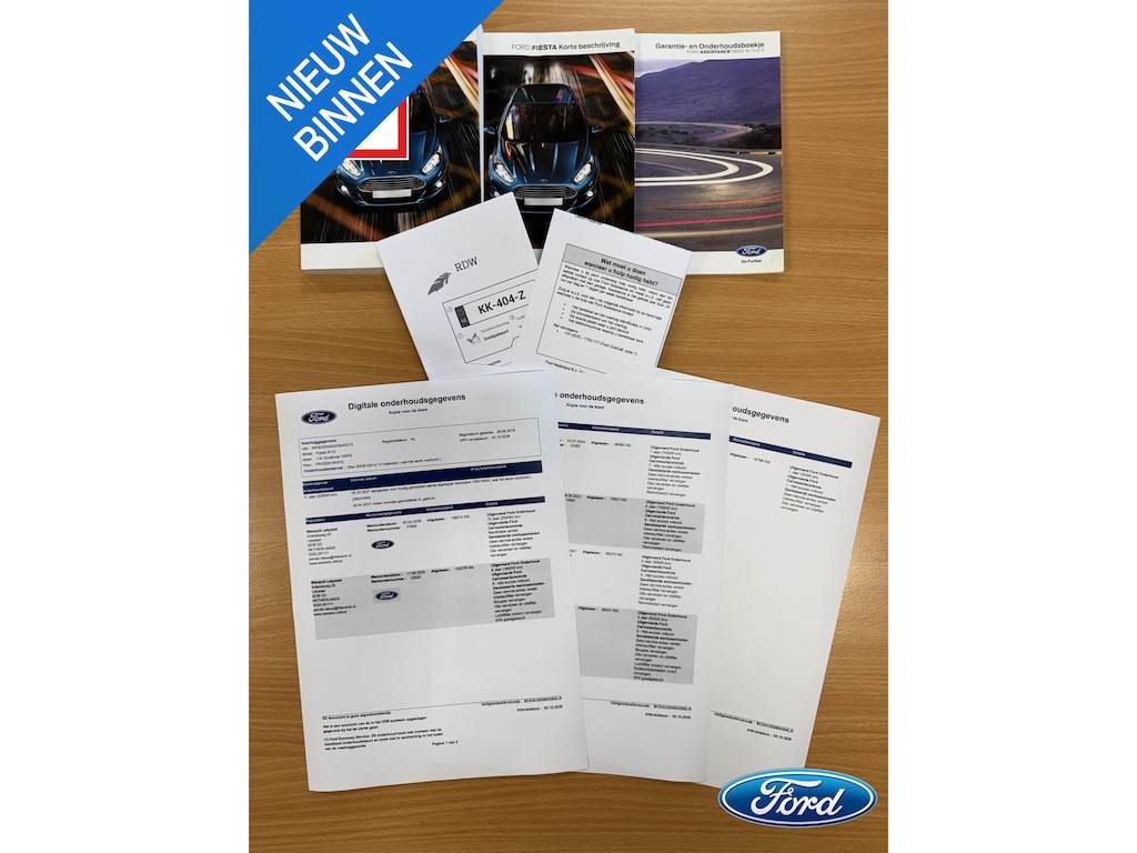 Ford Fiesta 100pk EcoB Titanium Navi Climat Cruise Voorruitverwarming Parkeersensoren 5drs Dealeronderhouden