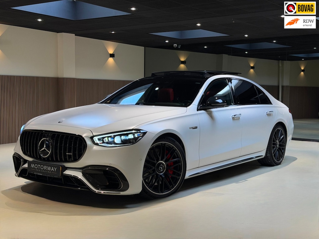 Mercedes-Benz S-klasse AMG 63 S E Performance|Pano|HUD|Keyless|360|4D Burmester|Massage|Matrix|Chauffeurspakket|Carbon