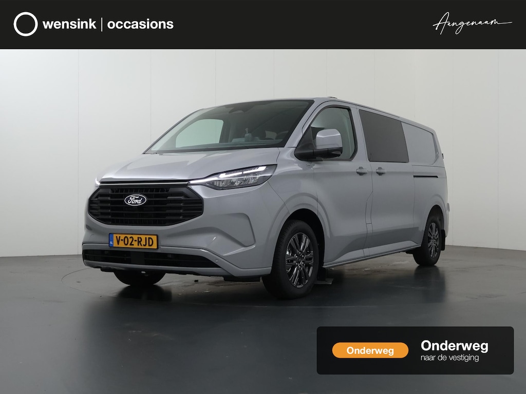 Ford Transit Custom 320 | 2.5 PHEV | L2 H1 | LIMITED | DUBBELE CABINE ELEKTRISCHE TREKHAAK | CAMERA | NAVIGATIE | 2X ZIJSCHUIFDEUR | LED | MATTER GREY | STOELVERWARMING | ADAPTIEVE CRUISE