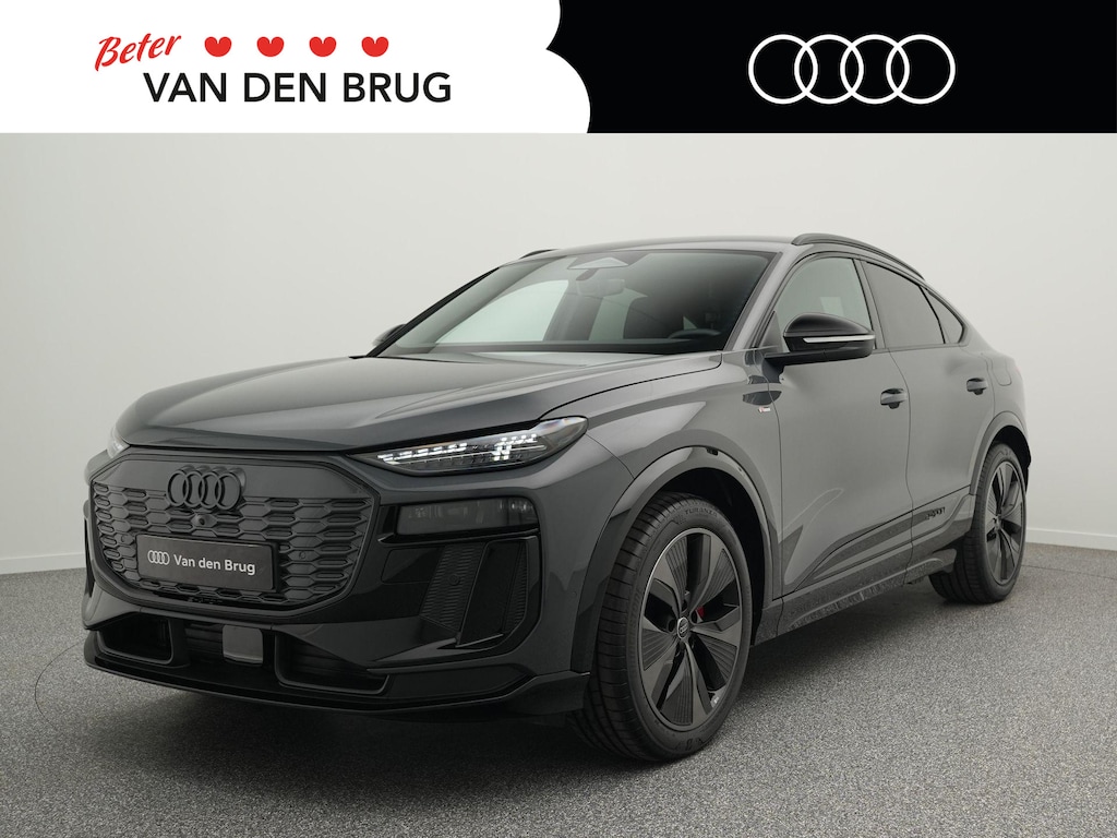 Audi Q6 Sportback e-tron S edition 83 kWh | Elektr. stoelen + memory | Stoelverw. v+a | Stuurverwarming | B&O | Bijrijderscherm | HUD | Sfeerverlichting |