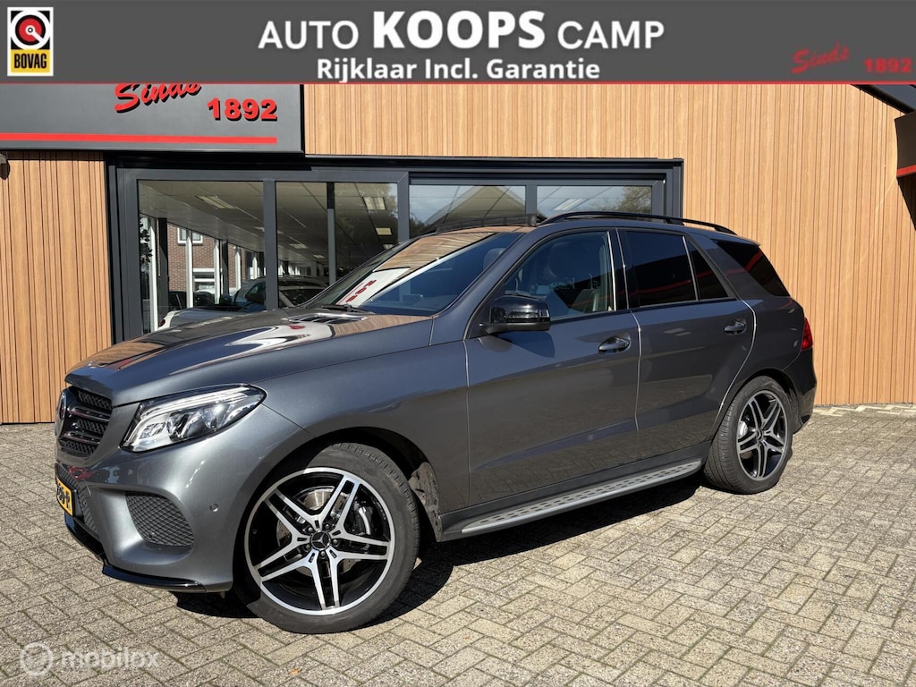 Mercedes-Benz GLE 250D 4MATIC AMG Sport Edition 204Pk Grijs Kenteken | NL Auto | Schuif \ kantel dak | Elec.trekhaak | Navi | Elektrische stoelen met geheugen | Lucht-vering | Navigatie | 229dkm NAP | TOPSTAAT